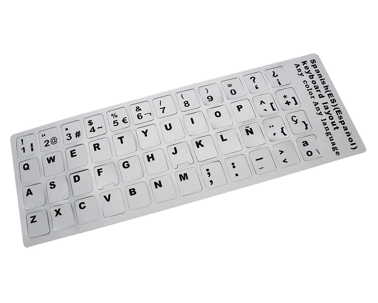 Stick Letras Autocolantes para Teclado Layout em Vários Idiomas