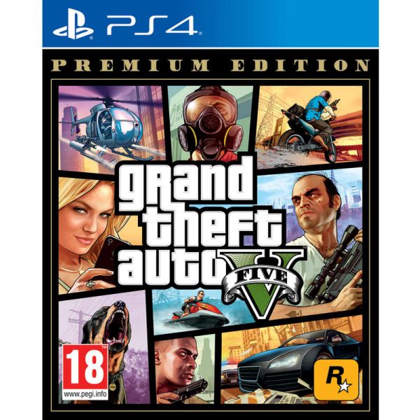 GTA 5 Grand Theft Auto V Premium Edition PS4 (GRADE A)