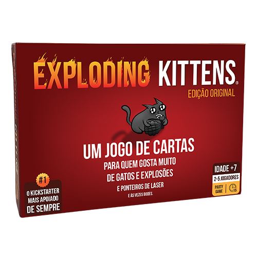 Jogo de Tabuleiro Exploding Kittens