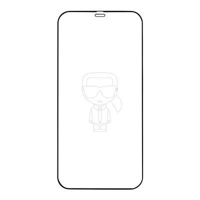 Película Vidro Temperado Karl Lagerfeld para Iphone 12/12 Pro 9H Logo - Preto