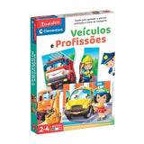 Puzzle Veículos e Profissões