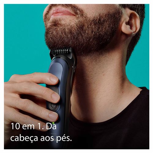 Aparador de Barba  Braun All-in-One Serie 7 MGK7410 - Preto Azul