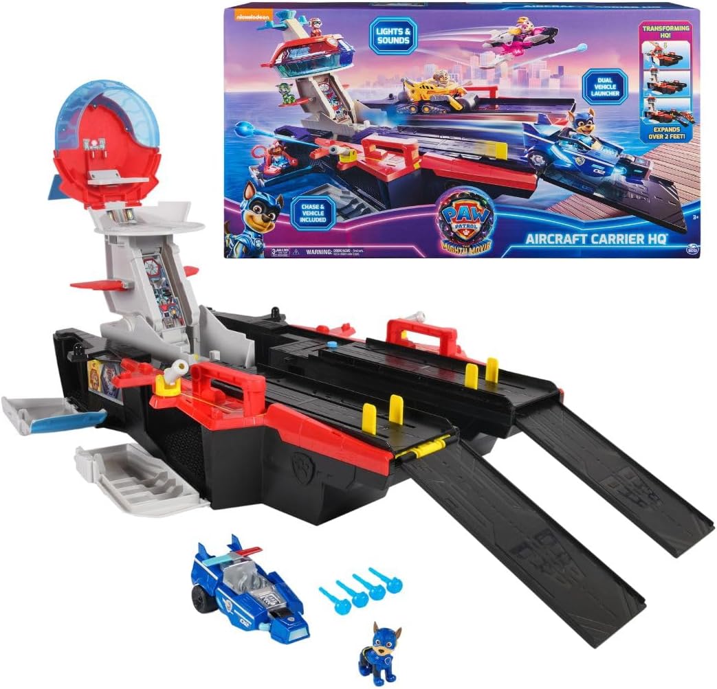 Patrulha Pata Aircarft Carrier HQ Porta Aviões Paw Patrol Movie 2