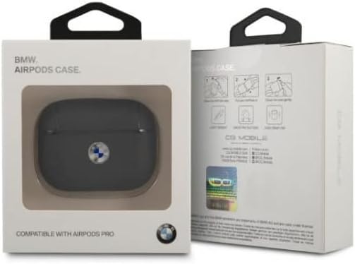 Capa Original Pele Sintética BMW Airpods Pro Azul Marinho