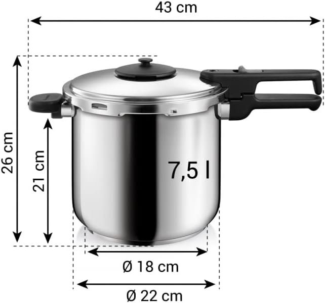 Panela de Pressão Grandchef 7.5 L