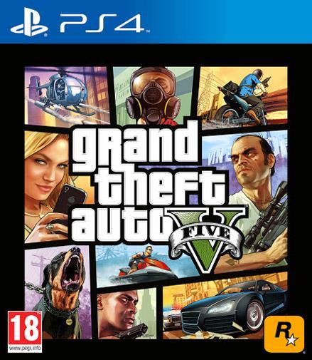 GTA 5 - Grand Theft Auto V - PS4 (GRADE A)