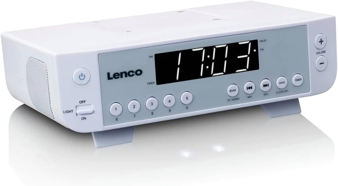 Rádio Lenco KCR-11 - Branco