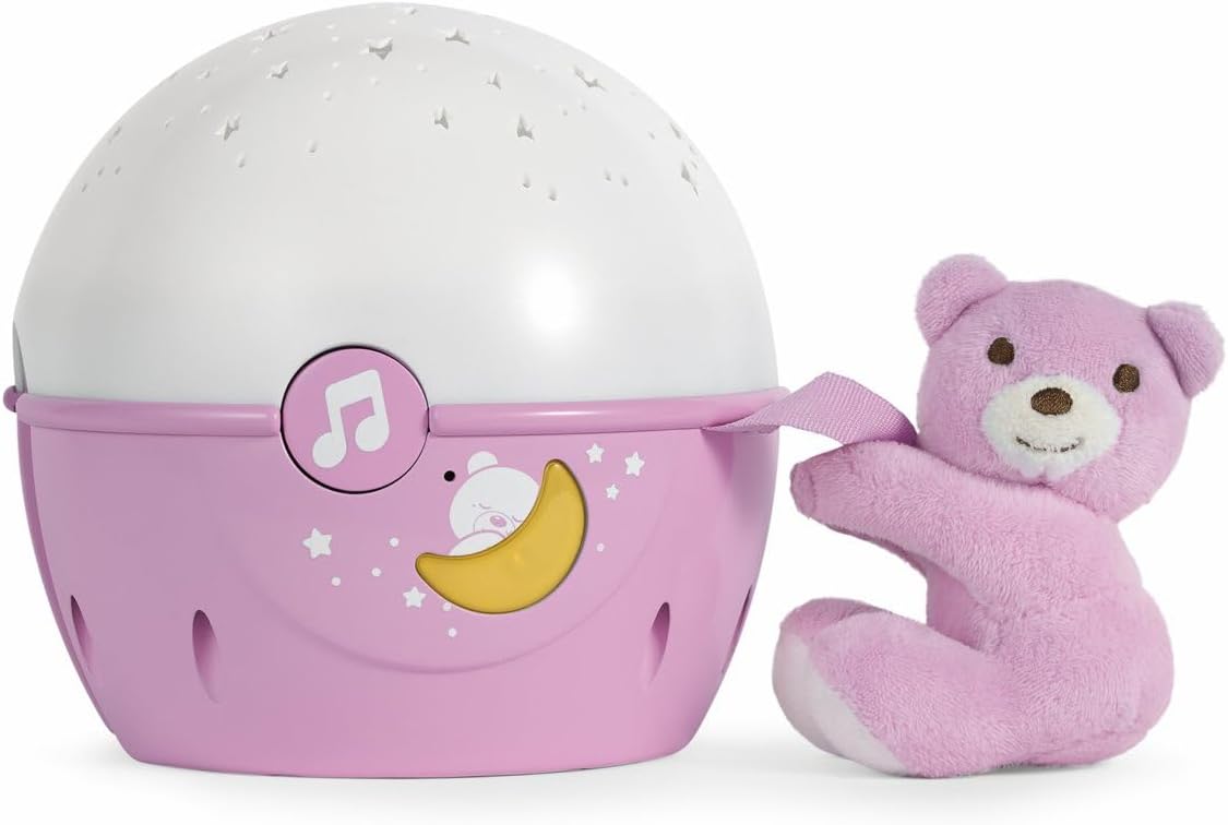 Chicco Projector com Peluche e 3 Efeitos de Luz e Música