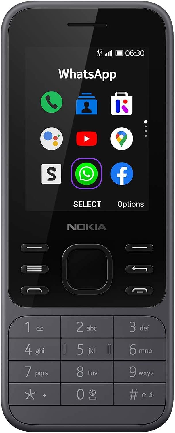 Telemóvel NOKIA 6300 (2.4" - 4G - Carvão)