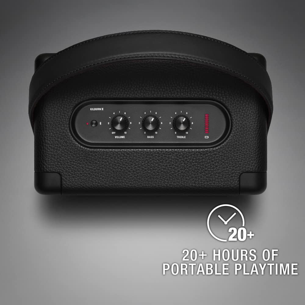 Coluna Marshall Kilburn II Bluetooth - Preto Grade A