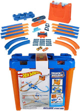 Hot Wheels Track with Ramps Deluxe Stunt Box + 10 Veículos cor/modelo variado