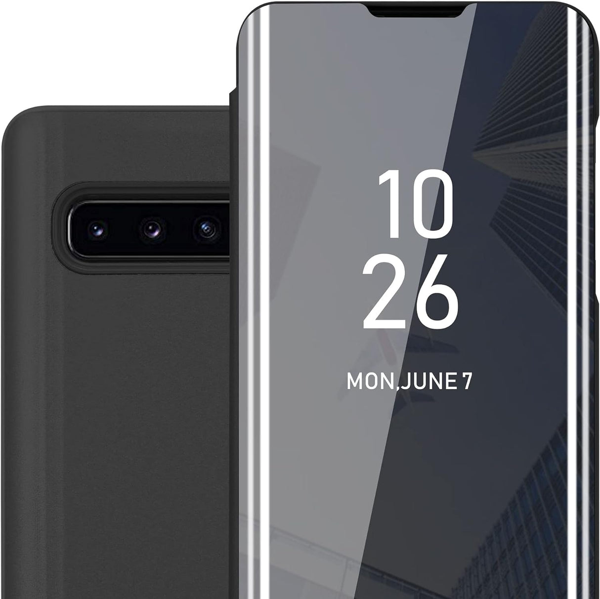 Capa Flip Samsung G973 Galaxy S10 Clear View Preto