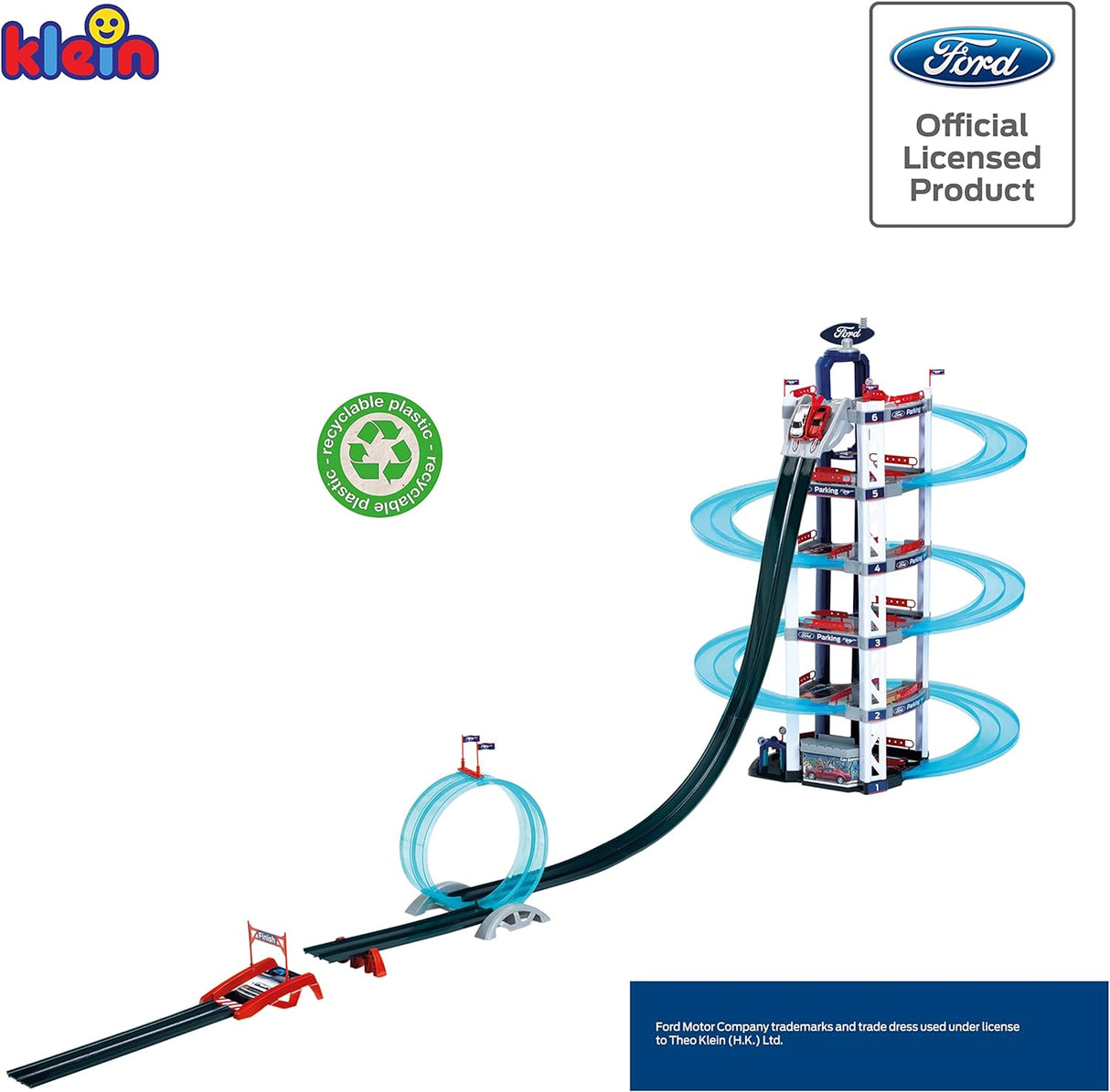 Pista Theo Klein 3310 Estacionamento Ford com 6 níveis e laço