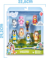 Figuras Bluey - Pack 8 Unidades