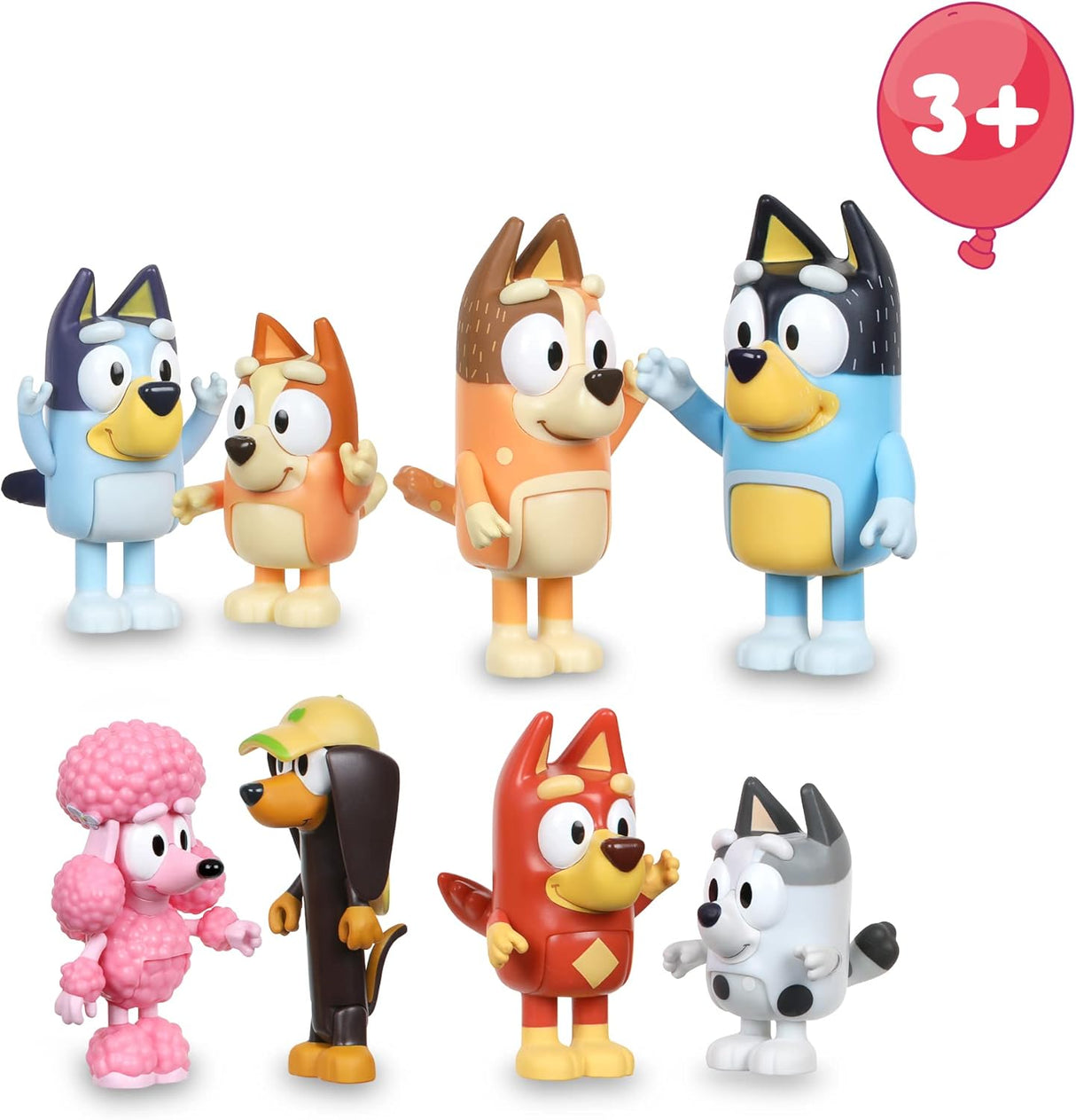 Figuras Bluey - Pack 8 Unidades