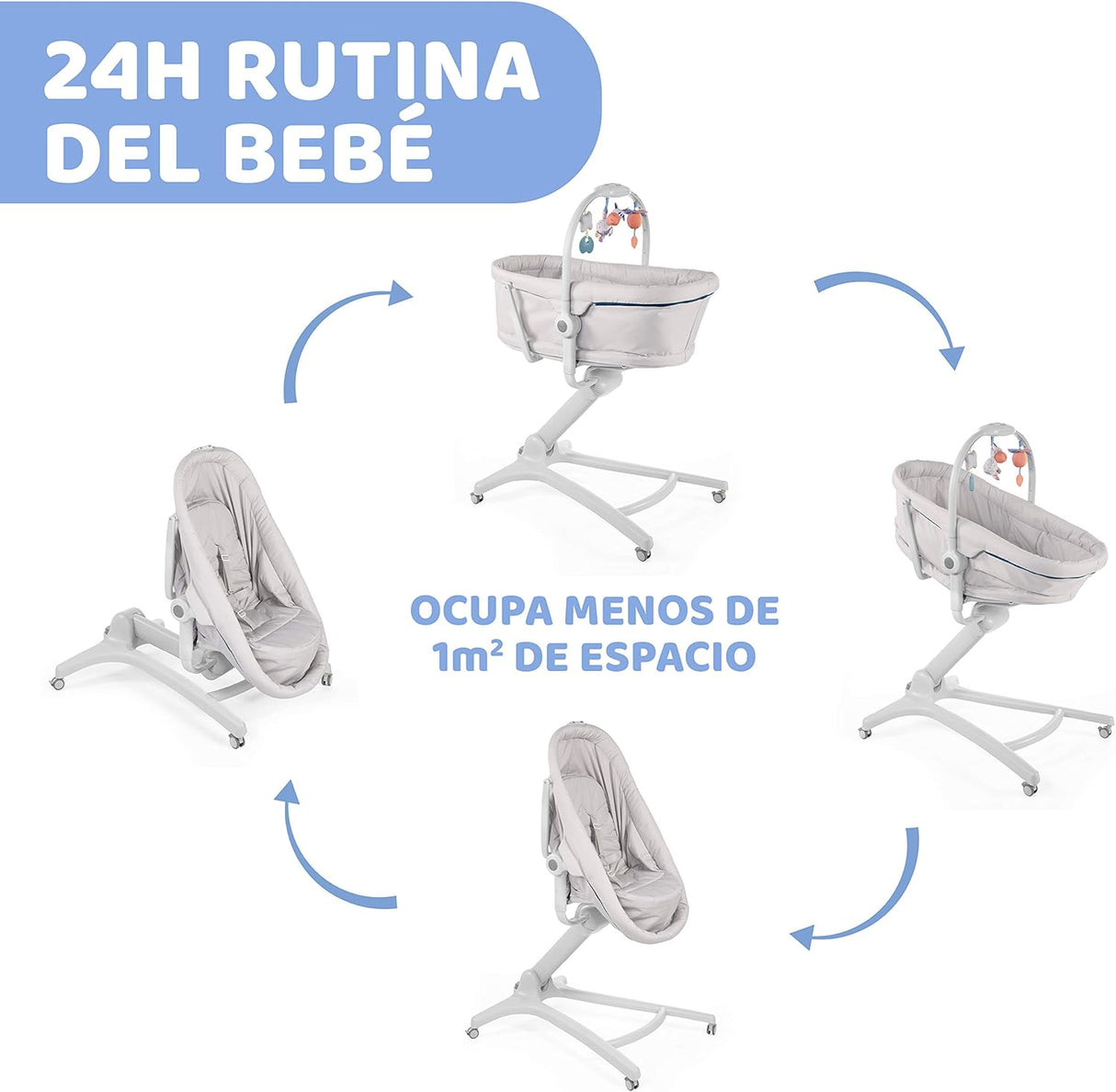 Chicco Baby Hug 4 em 1 mini berço