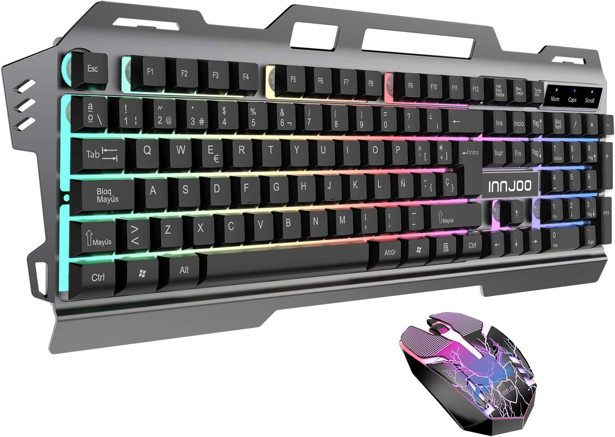 Teclado + Rato Gaming Injoo Set Gaming