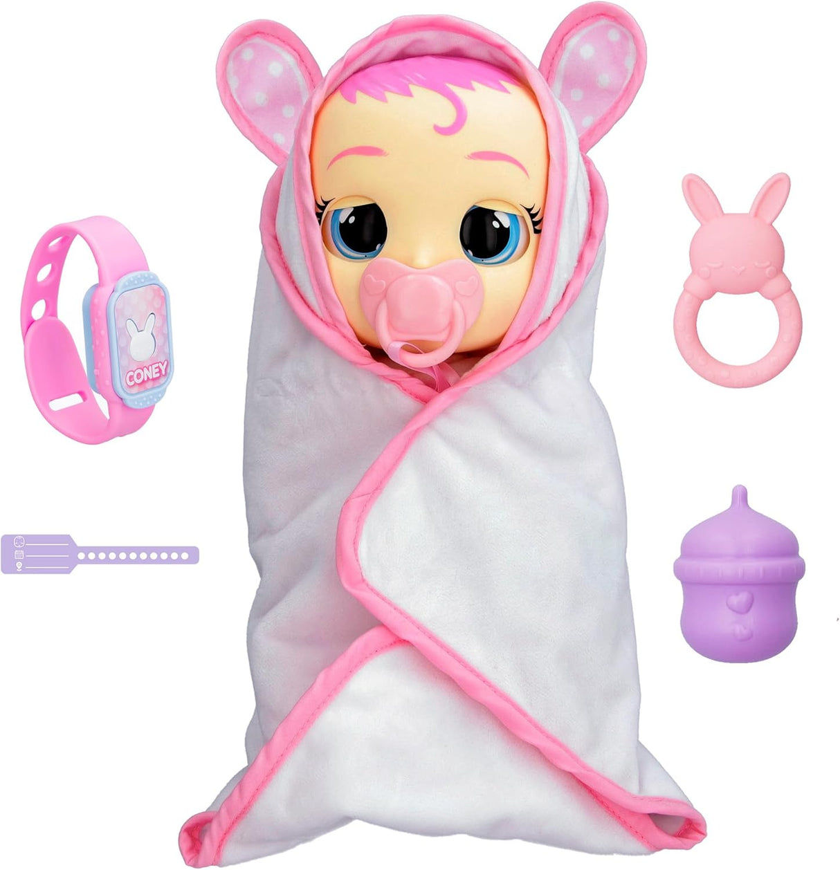 Boneca Cry Babies: Newborn Coney - IMC Toys