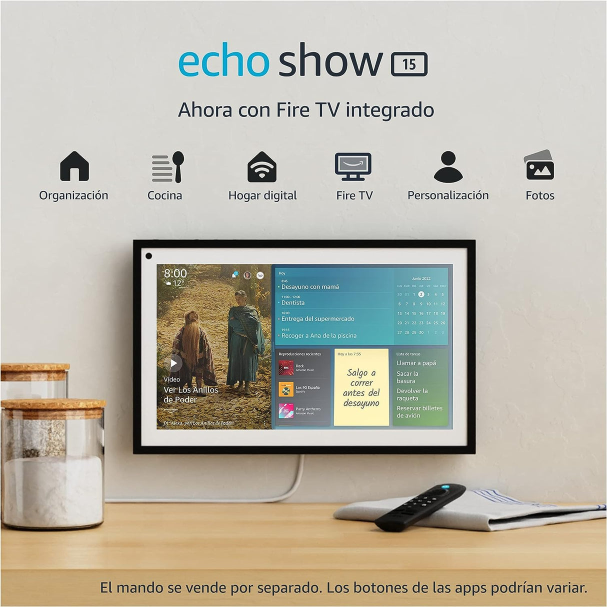 Amazon Alexa Echo Show 15 - Alexa e Fire TV Integrado