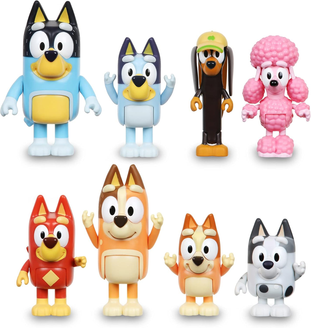 Figuras Bluey - Pack 8 Unidades