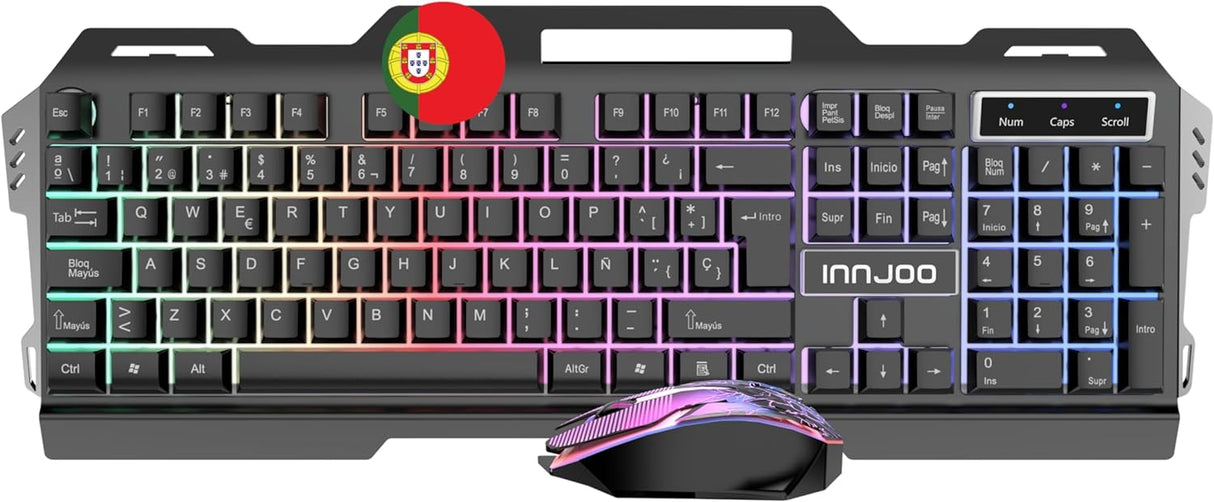 Teclado + Rato Gaming Injoo Set Gaming