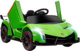 Lamborghini Veneno 12V Carro Telecomando para Crianças Verde