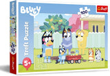 Puzzle Mundo alegre de Bluey - 100 Peças