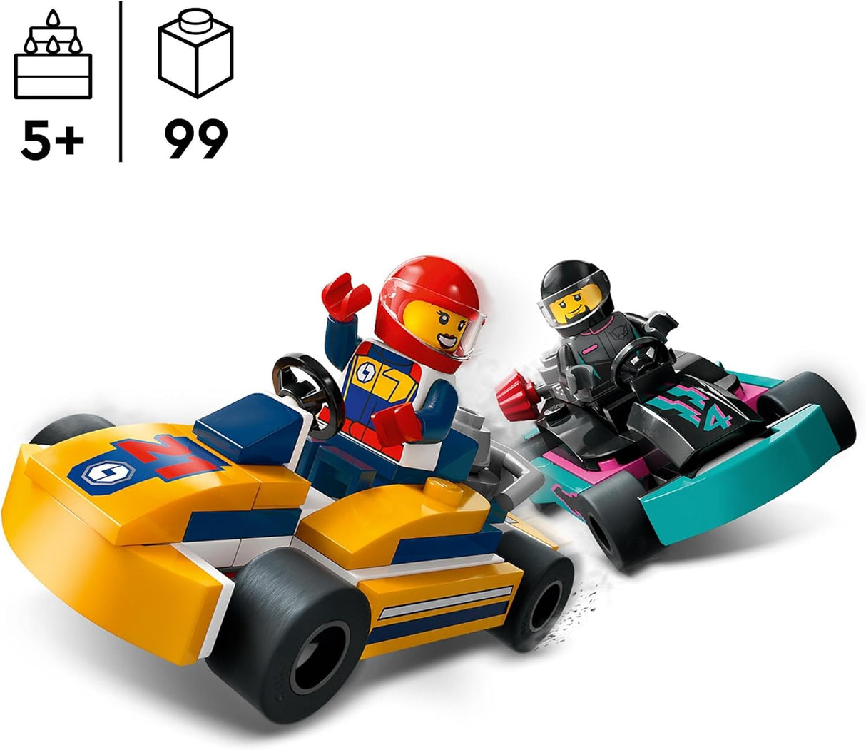 Lego City Karts e pilotos de corrida 60400