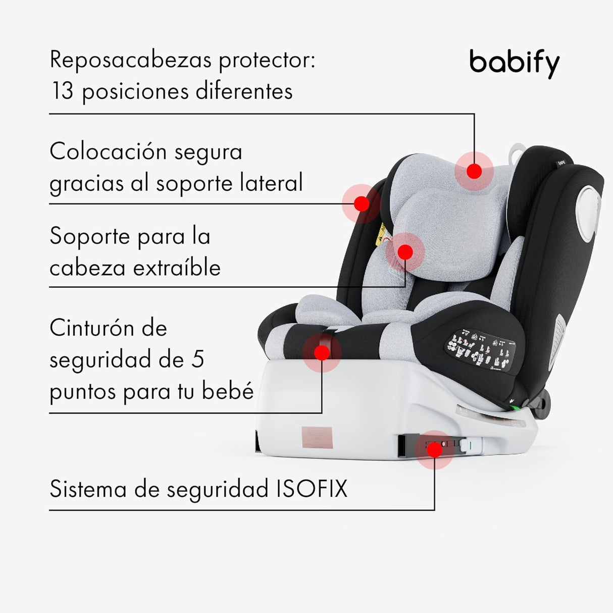 Cadeira Auto Giratório 360º ISOFIX (Grupo 0+/1/2/3)