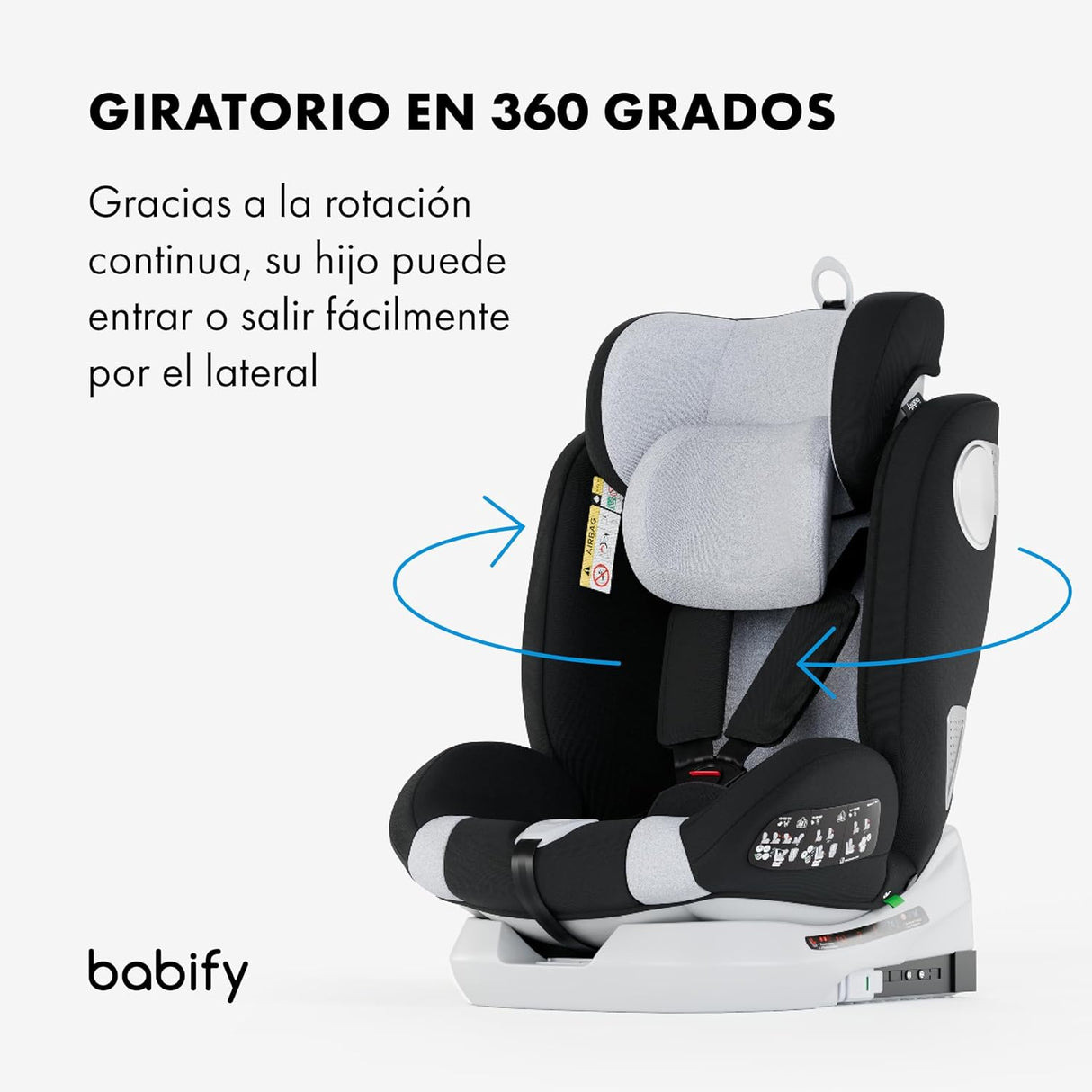 Cadeira Auto Giratório 360º ISOFIX (Grupo 0+/1/2/3)