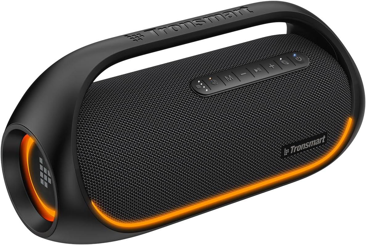 Coluna Tronsmart Bang 60 W - Autonomia 15 horas - luzes LED e Bluetooth