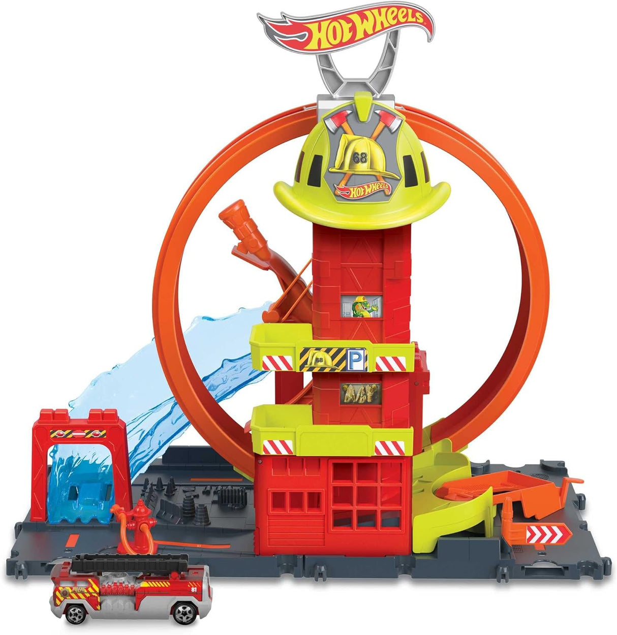 Hot Wheels City Super Loop Fire Park