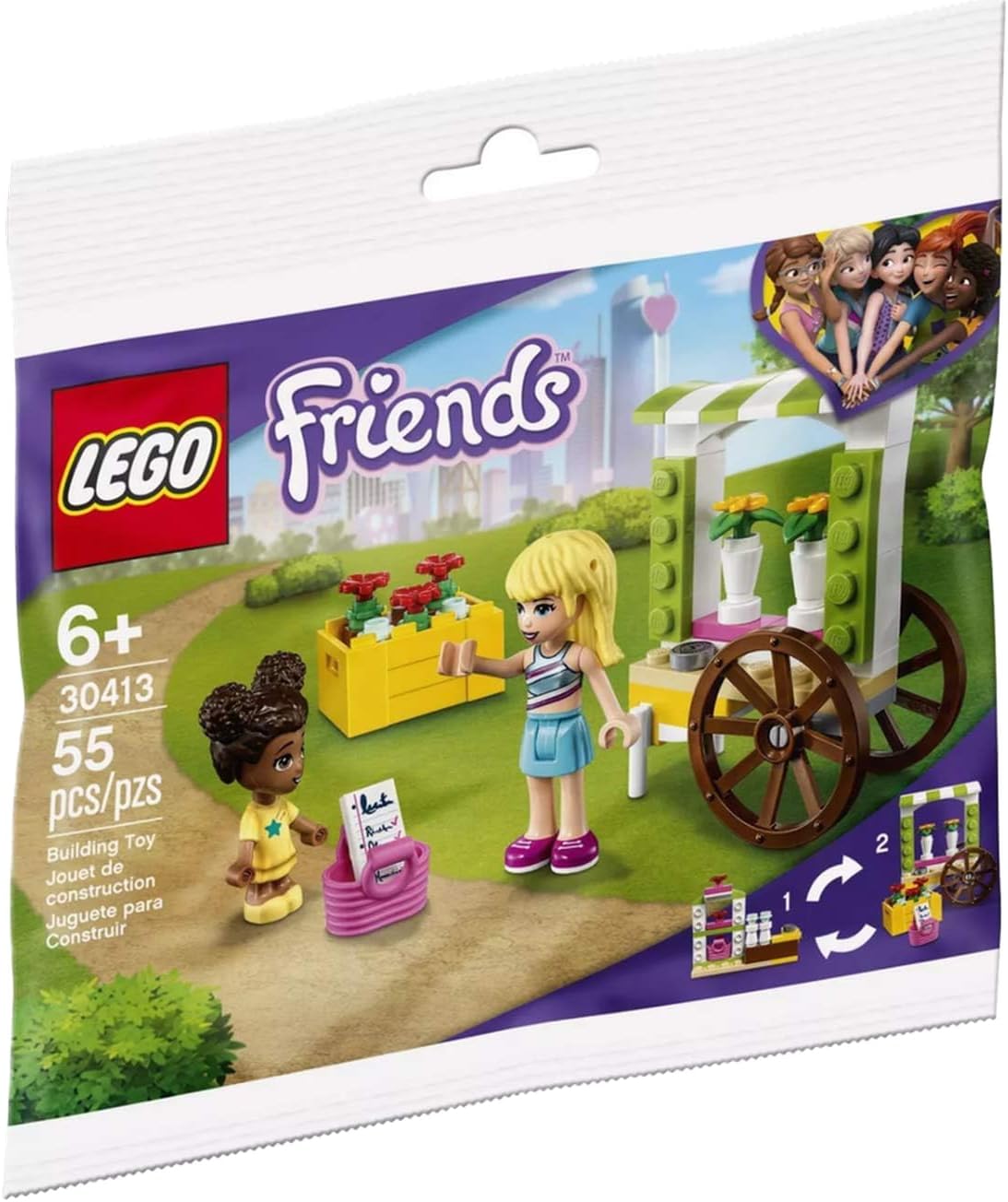 LEGO Friends Flower Cart Polybag Set 30413