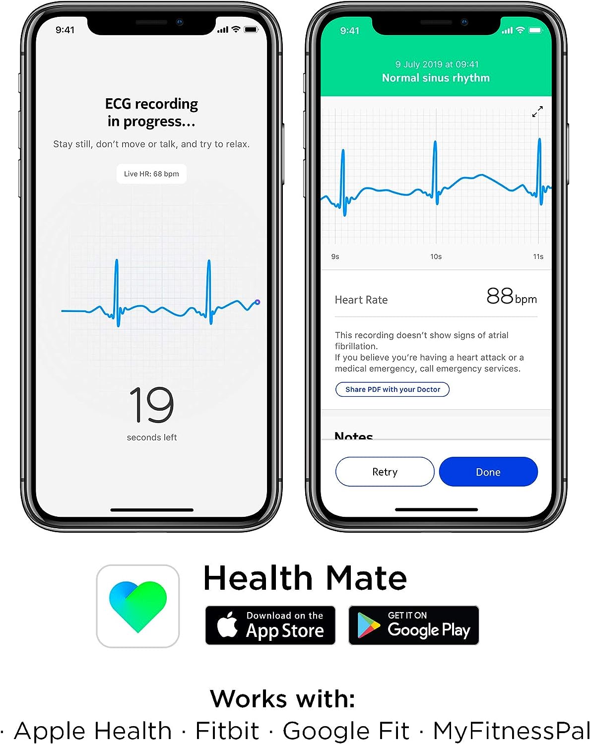 Withings Move ECG Monitor Relógio Desportivo