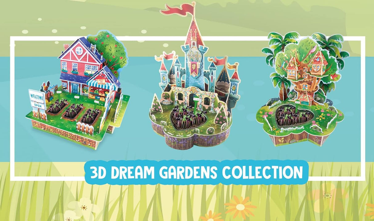 Jogo Educa 3D Dream Gardens 2 em 1 - Castelo 19468