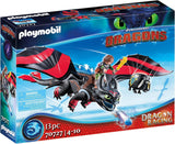 Playmobil 70727 Dragon Racing : Toothless e Harold