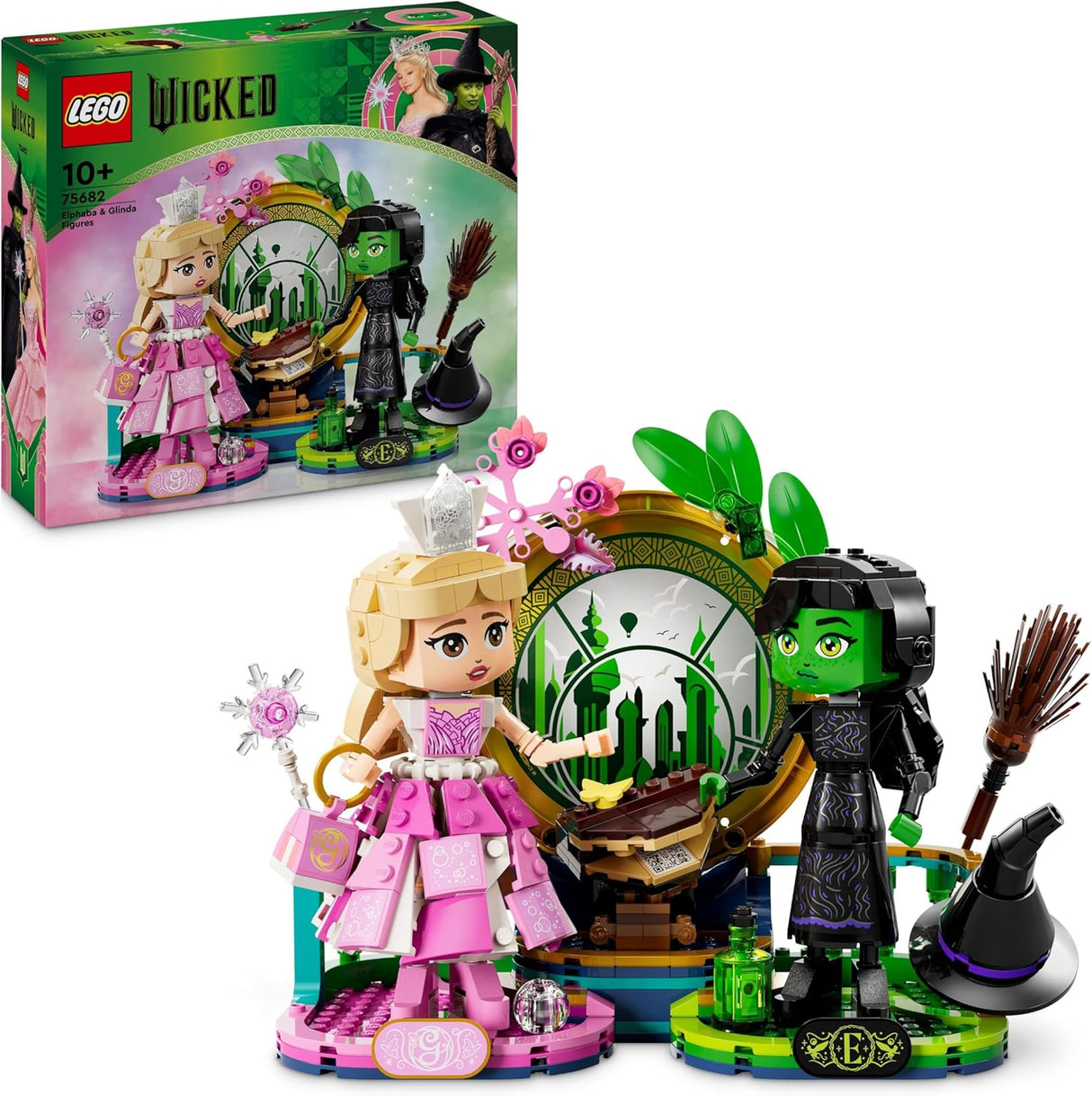 LEGO Wicked 75682 - Figuras de Elphaba e Glinda