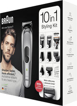 Aparador de Barba Braun 7 MGK7320 | Aparador De Barba 10-Em-1 Para Homem - Preto