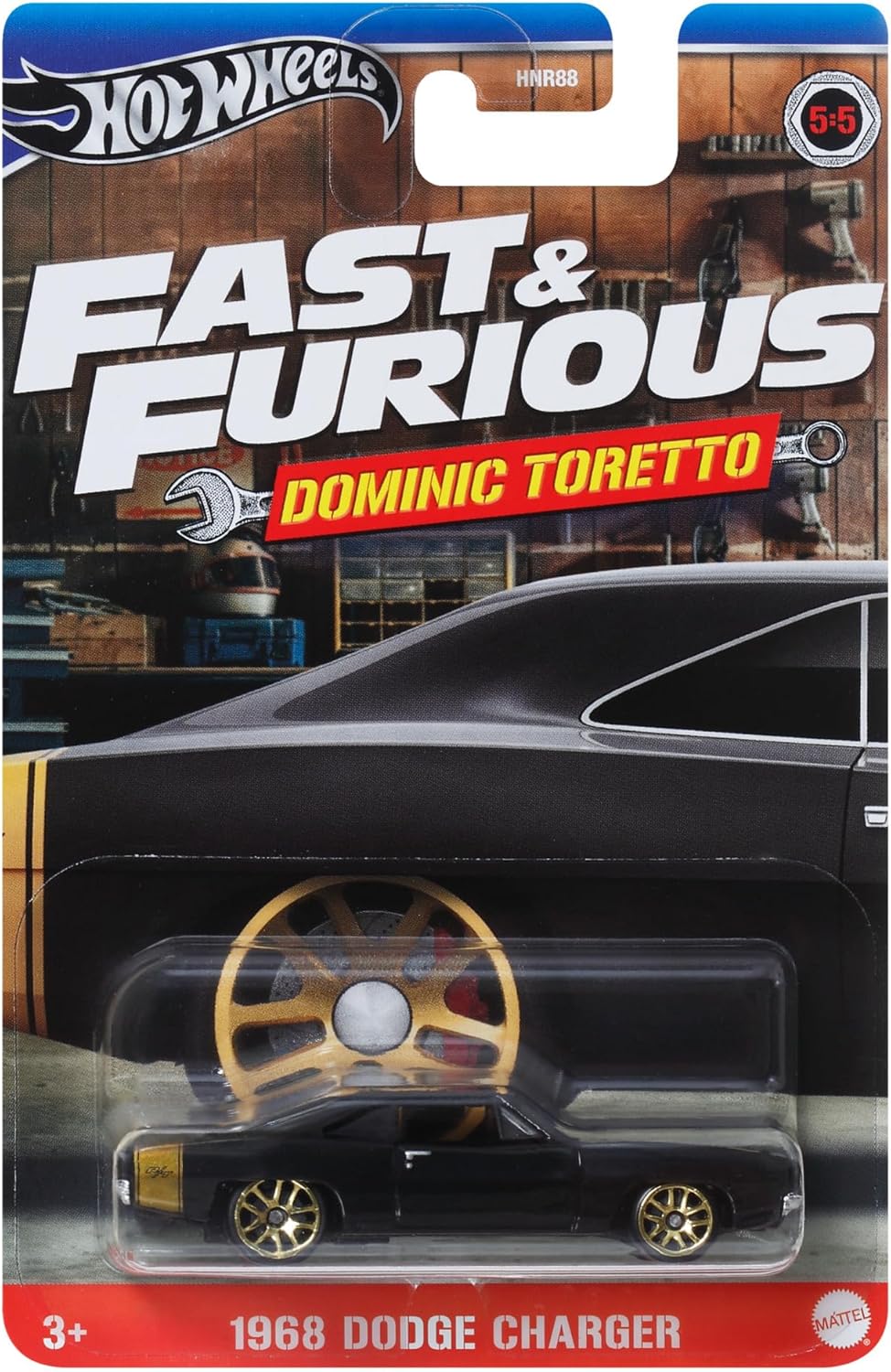 Hot Wheels Fast and Furious Dominic Toretto 1968 DODGE CHARGER