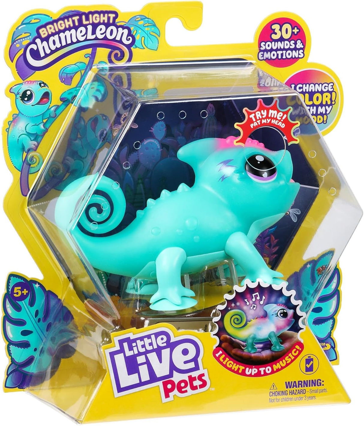 Famosa Little Live Pets Camaleão Luminoso