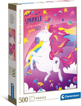 CLEMENTONI - Puzzle 500 peças Fantastic Unicorn