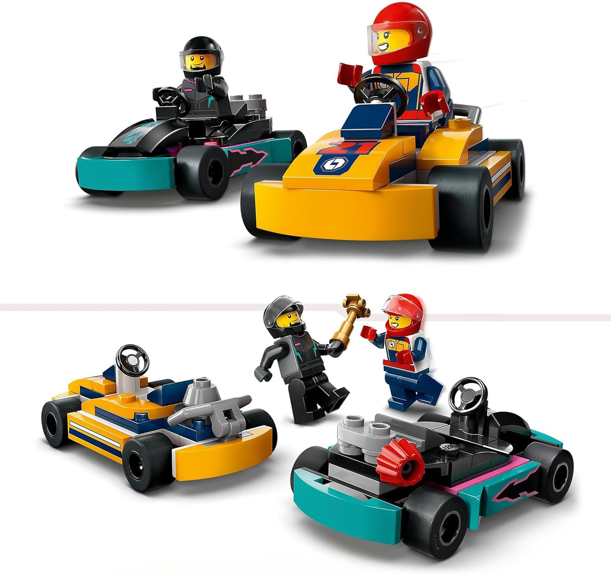 Lego City Karts e pilotos de corrida 60400