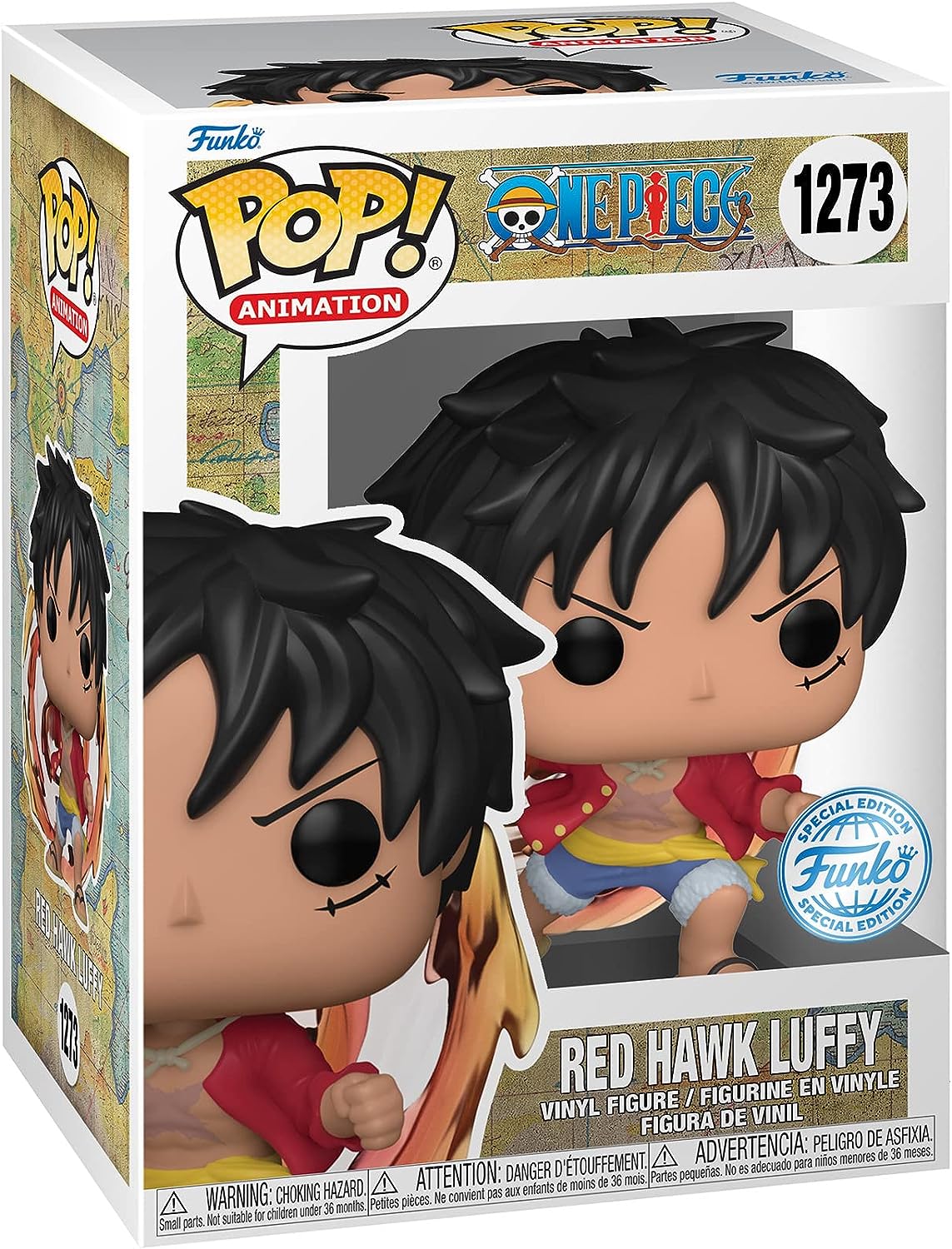 Figura Funko PoP!One Piece - Red Hawk Luffy