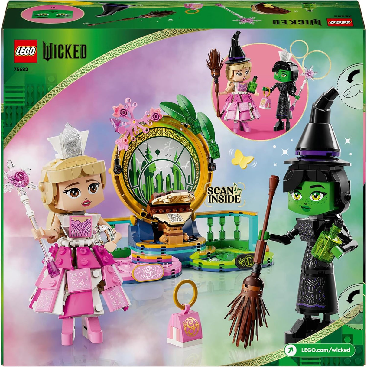 LEGO Wicked 75682 - Figuras de Elphaba e Glinda