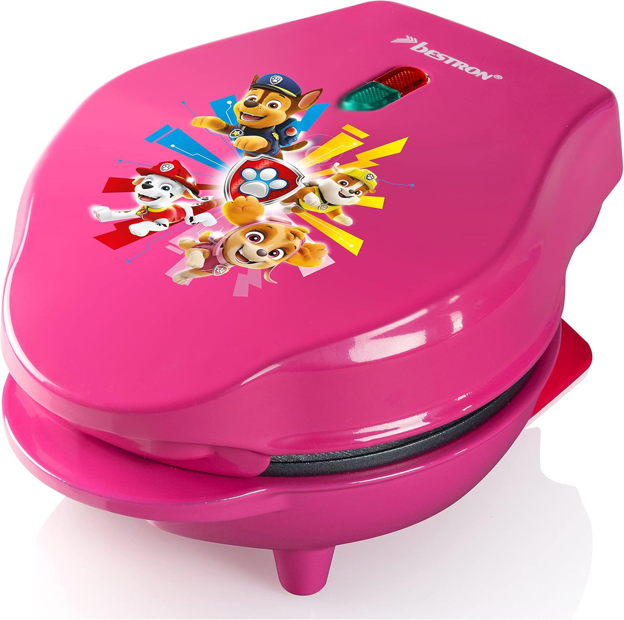 Máquina de Waffle 550W Rosa Patrulha Pata