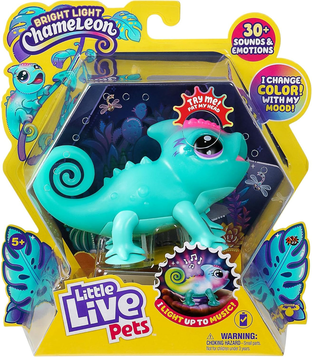 Famosa Little Live Pets Camaleão Luminoso