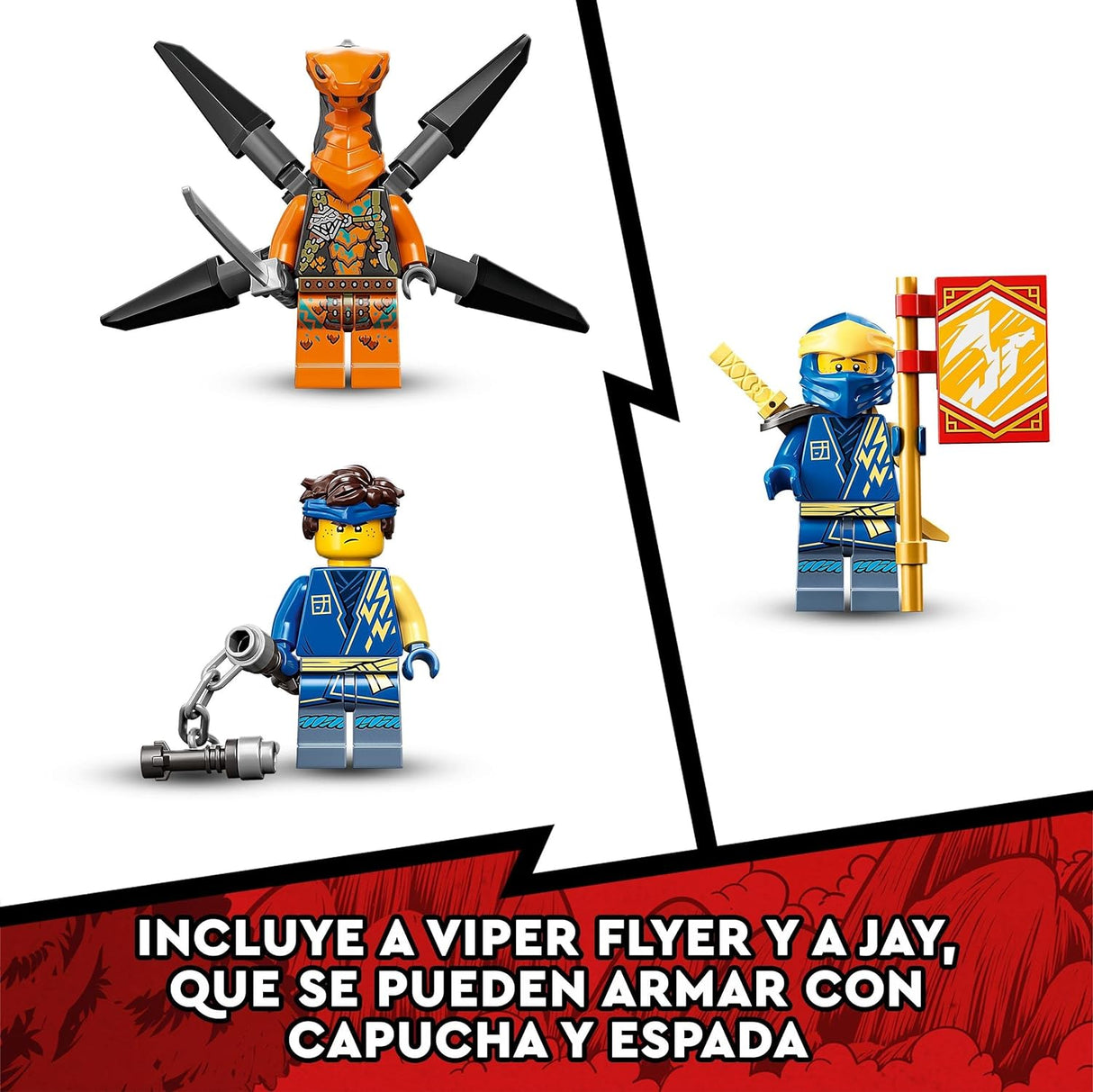 LEGO Ninjago 71760 Dragão Trovão EVO do Jay