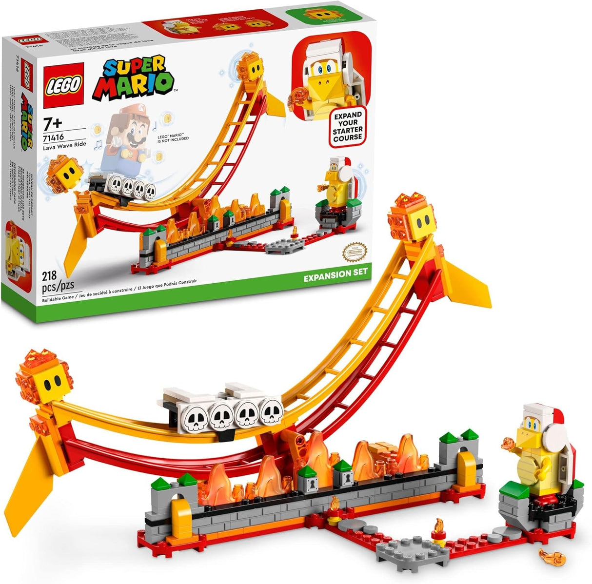 LEGO Super Mario Set de Expansão Passeio na Onda de Lava 71416