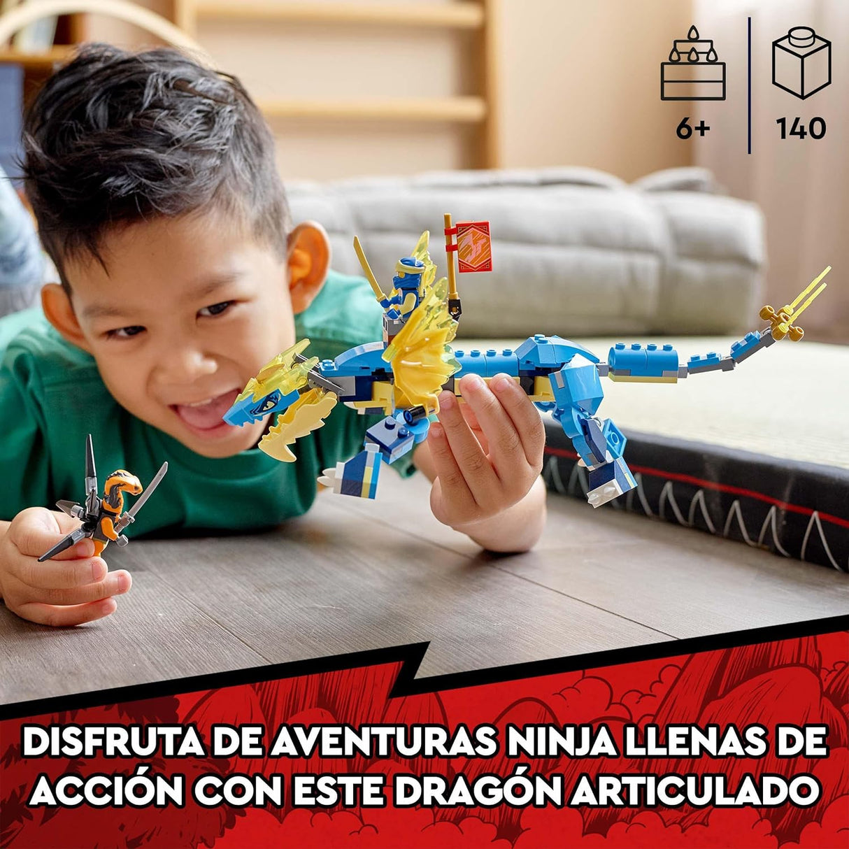 LEGO Ninjago 71760 Dragão Trovão EVO do Jay