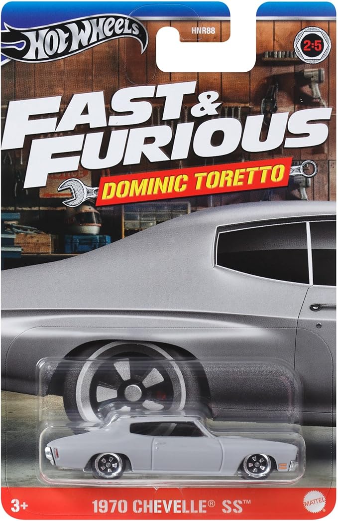 Hot Wheels Fast and Furious Dominic Toretto Auto 1970 Chevelelle SS